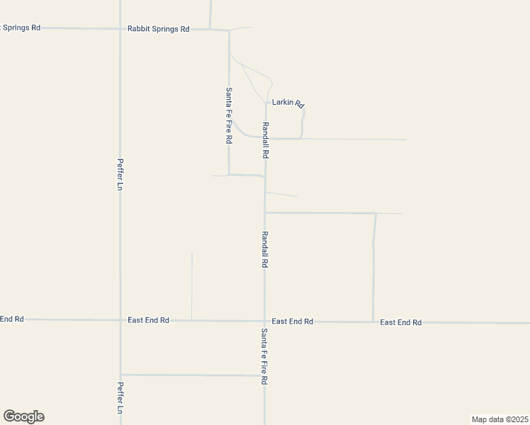 map of restaurants, bars, coffee shops, grocery stores, and more near Randall Road in Lucerne Valley