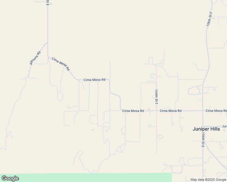 map of restaurants, bars, coffee shops, grocery stores, and more near Cima Mesa Road in Los Angeles County