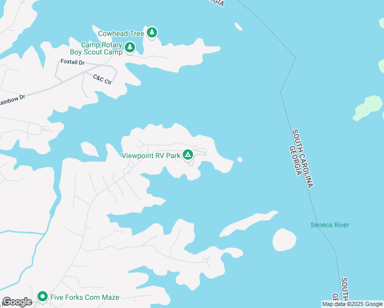 map of restaurants, bars, coffee shops, grocery stores, and more near 261 Sentu Way in Hartwell