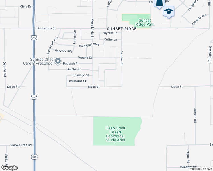map of restaurants, bars, coffee shops, grocery stores, and more near 10917 Admirals Bay Street in Victorville
