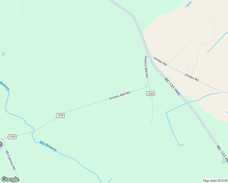 map of restaurants, bars, coffee shops, grocery stores, and more near 464 Greens Mill Road in Clarkton