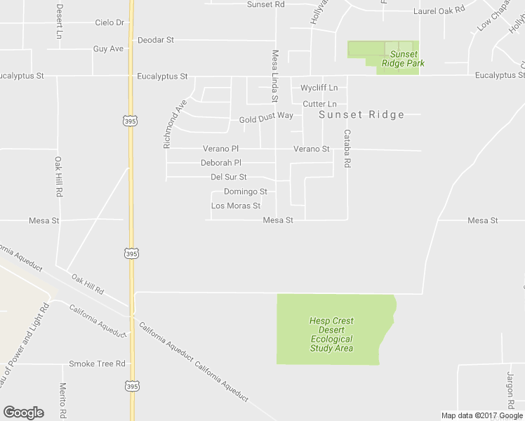 map of restaurants, bars, coffee shops, grocery stores, and more near 12469 Los Moras Street in Victorville