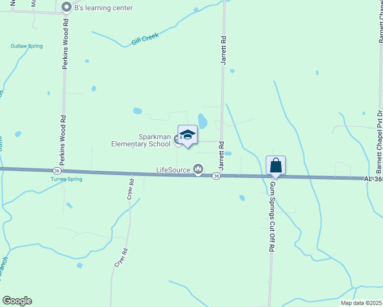 map of restaurants, bars, coffee shops, grocery stores, and more near 72 Plainview Street in Hartselle