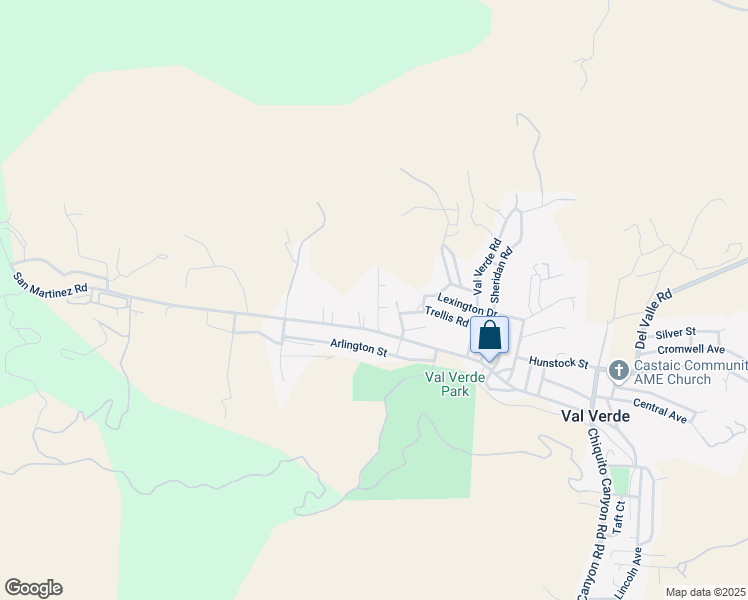 map of restaurants, bars, coffee shops, grocery stores, and more near 29039 Eveningside Drive in Castaic