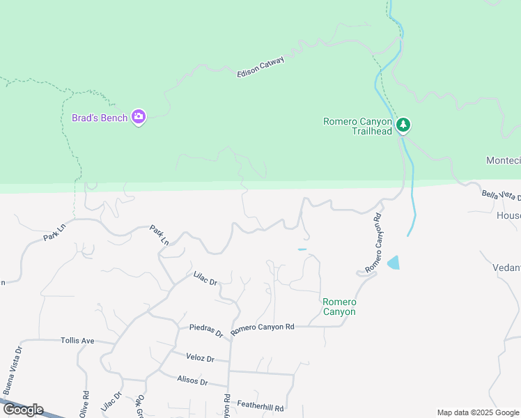 map of restaurants, bars, coffee shops, grocery stores, and more near 2240 Bella Vista Drive in Montecito