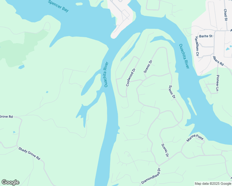 map of restaurants, bars, coffee shops, grocery stores, and more near 100 Lost Lake Point in Garland County