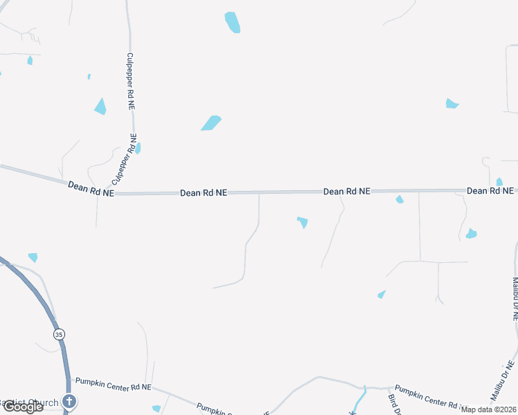 map of restaurants, bars, coffee shops, grocery stores, and more near 2402 Dean Road Northeast in Fort Payne