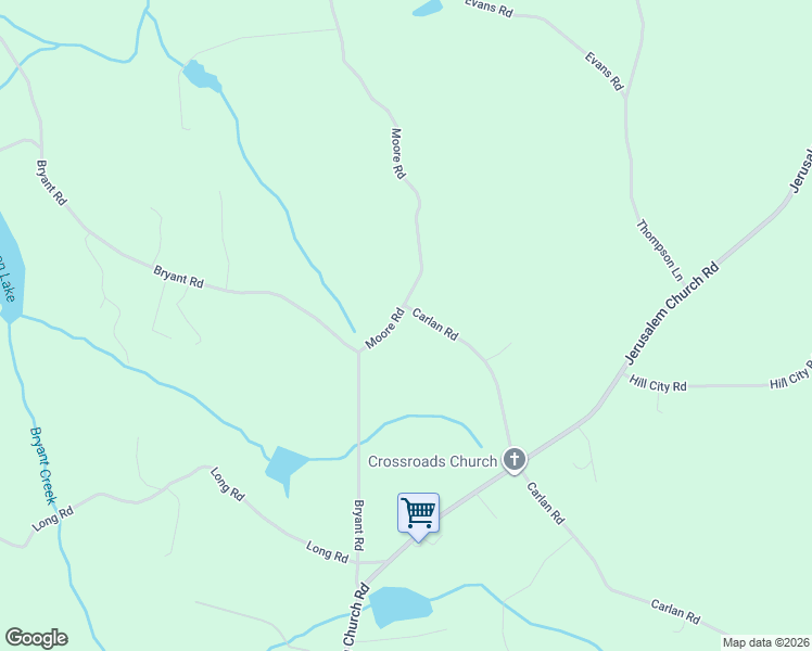 map of restaurants, bars, coffee shops, grocery stores, and more near 925 Moore Road in Jasper