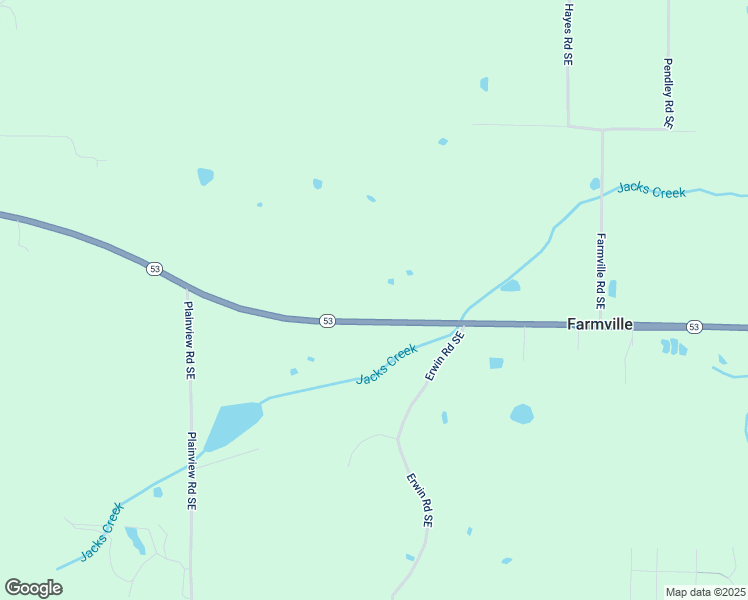 map of restaurants, bars, coffee shops, grocery stores, and more near 6624 Fairmount Highway Southeast in Calhoun