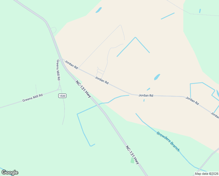 map of restaurants, bars, coffee shops, grocery stores, and more near 1127 Jordan Road in Clarkton