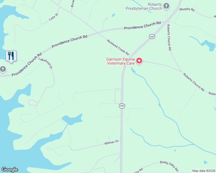 map of restaurants, bars, coffee shops, grocery stores, and more near 105 Capeview Lane in Anderson