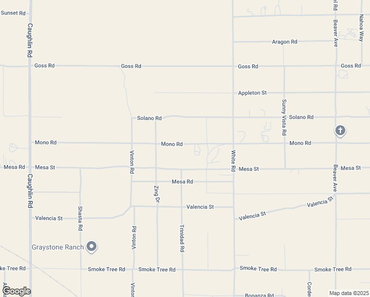 map of restaurants, bars, coffee shops, grocery stores, and more near Mono Road in Phelan
