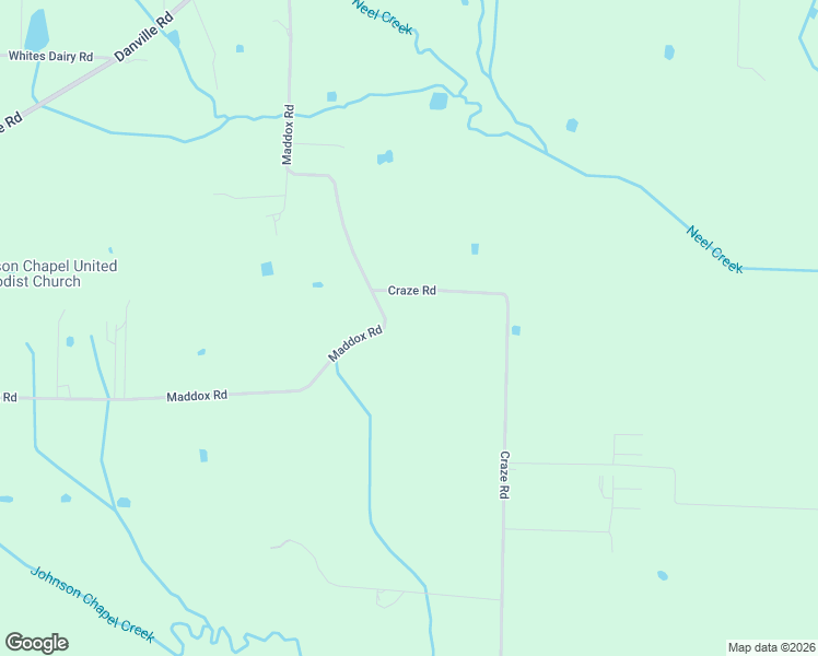 map of restaurants, bars, coffee shops, grocery stores, and more near 525 Maddox Road in Hartselle