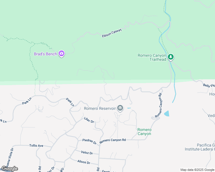 map of restaurants, bars, coffee shops, grocery stores, and more near 2240 Bella Vista Drive in Montecito