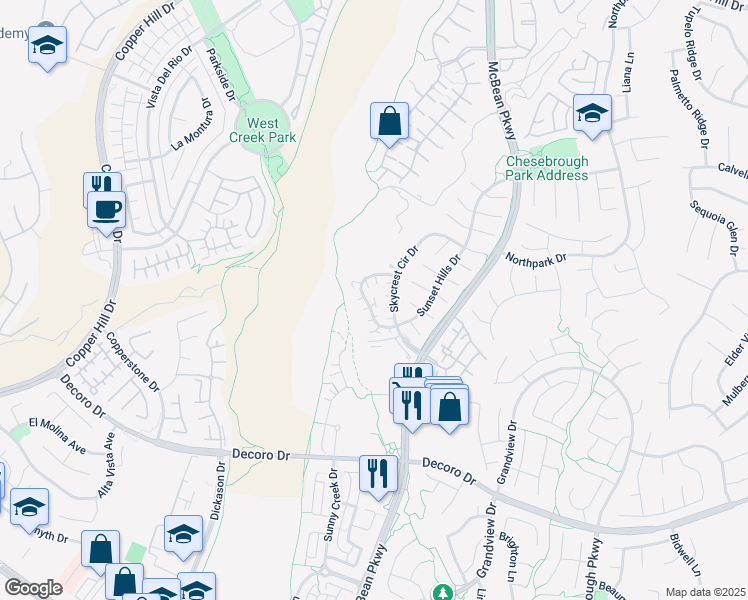 map of restaurants, bars, coffee shops, grocery stores, and more near 27874 Crown Court Circle in Santa Clarita