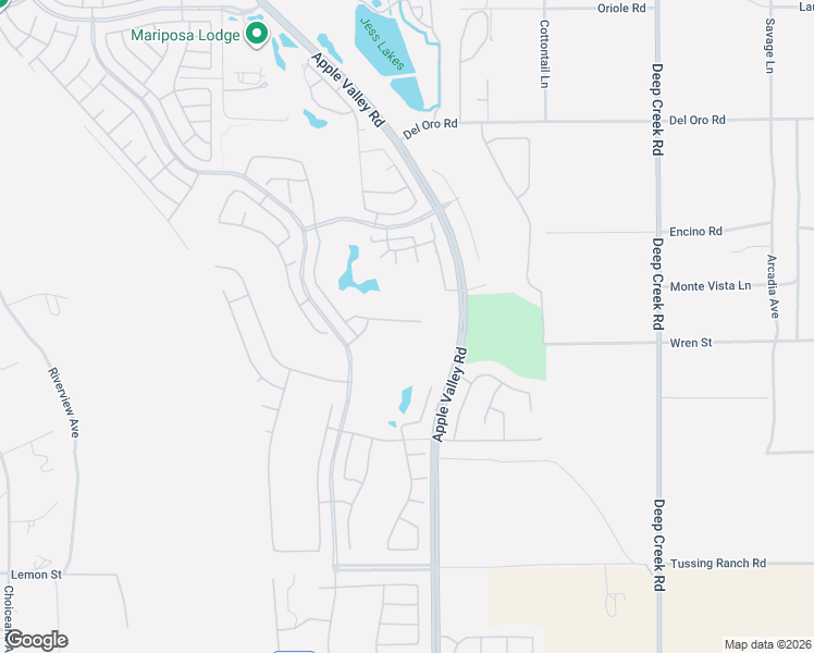 map of restaurants, bars, coffee shops, grocery stores, and more near 19567 Vermillion Lane in Apple Valley