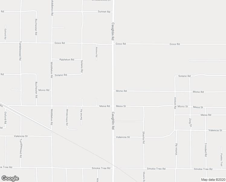 map of restaurants, bars, coffee shops, grocery stores, and more near Mono Road in Phelan