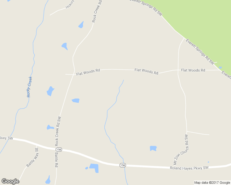 map of restaurants, bars, coffee shops, grocery stores, and more near 448 Flat Woods Road in Calhoun