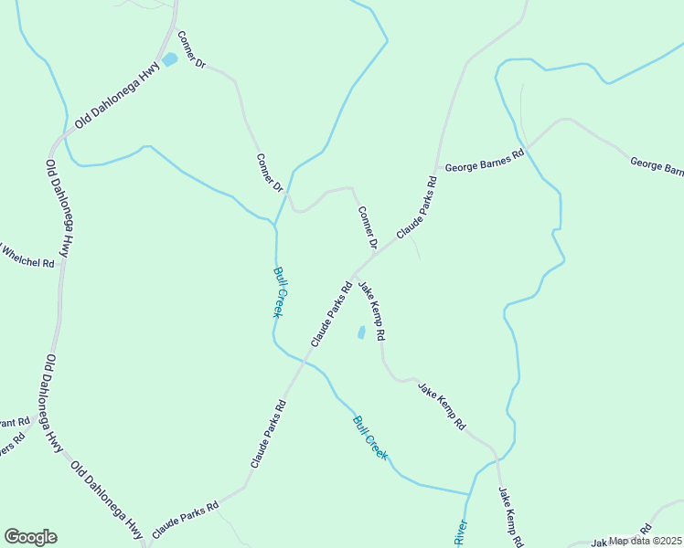 map of restaurants, bars, coffee shops, grocery stores, and more near 6453 Claude Parks Road in Murrayville