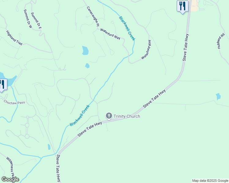 map of restaurants, bars, coffee shops, grocery stores, and more near 172 Whisper Place in Marble Hill