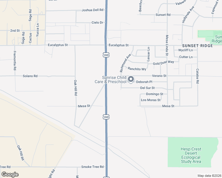 map of restaurants, bars, coffee shops, grocery stores, and more near in Victorville