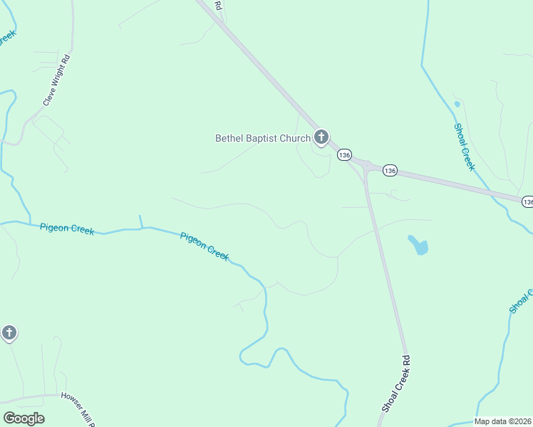 map of restaurants, bars, coffee shops, grocery stores, and more near 434 Pigeon Creek Drive in Dawsonville