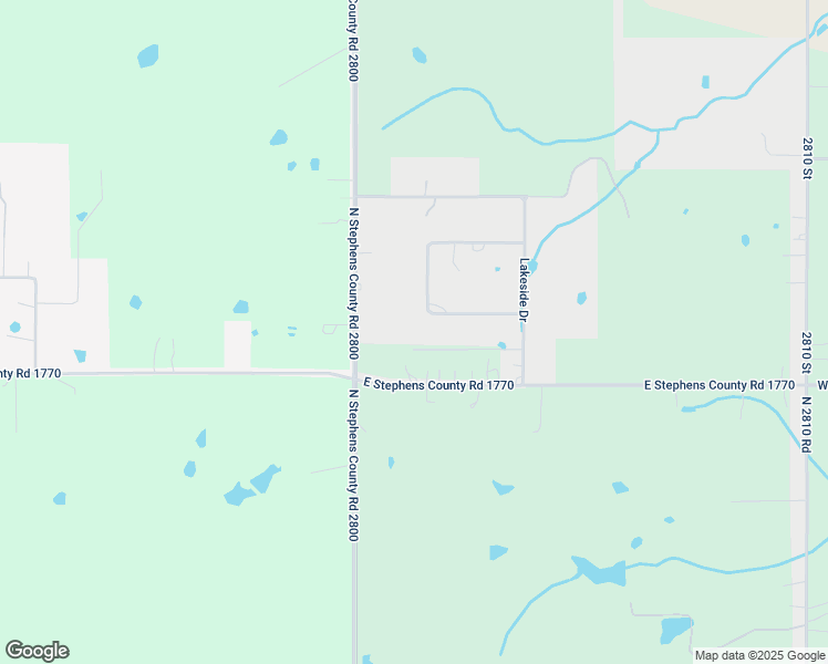 map of restaurants, bars, coffee shops, grocery stores, and more near 176902 North 2800 Road in Duncan