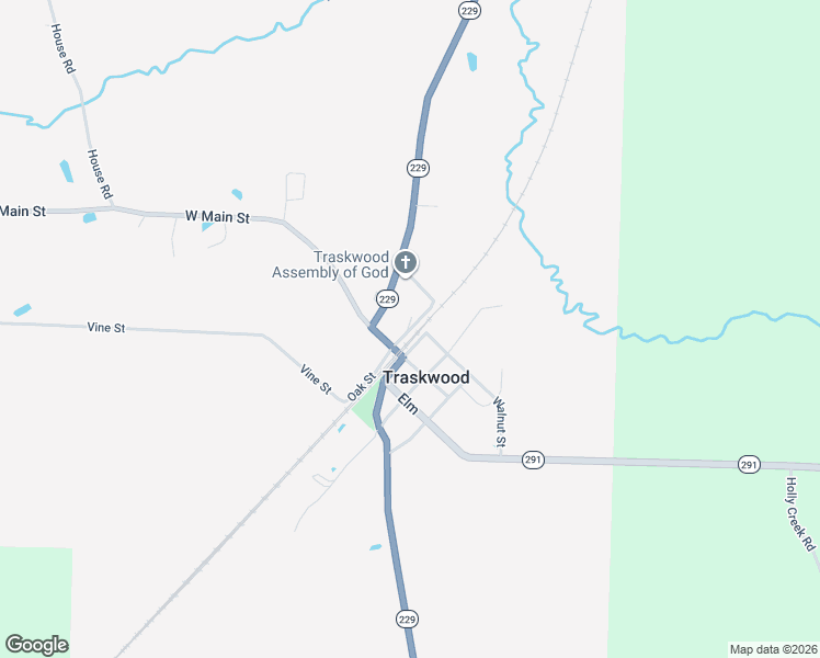 map of restaurants, bars, coffee shops, grocery stores, and more near in Traskwood