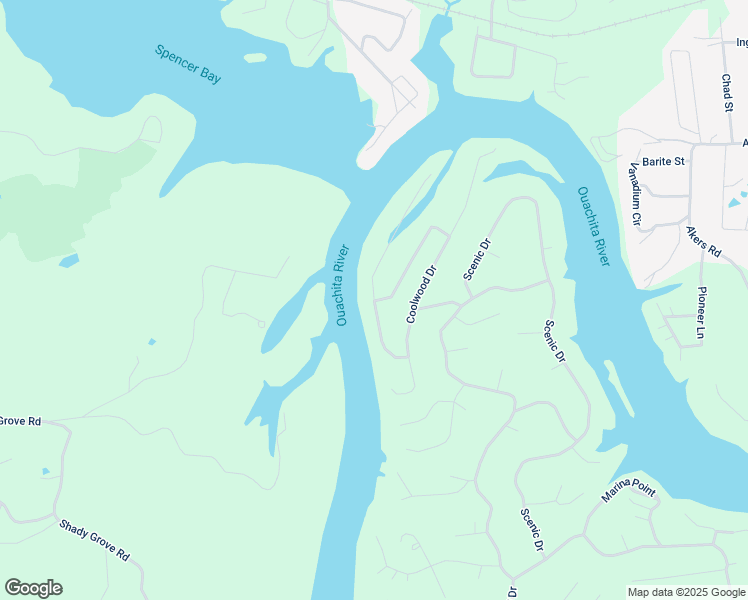 map of restaurants, bars, coffee shops, grocery stores, and more near 100 Lost Lake Point in Garland County