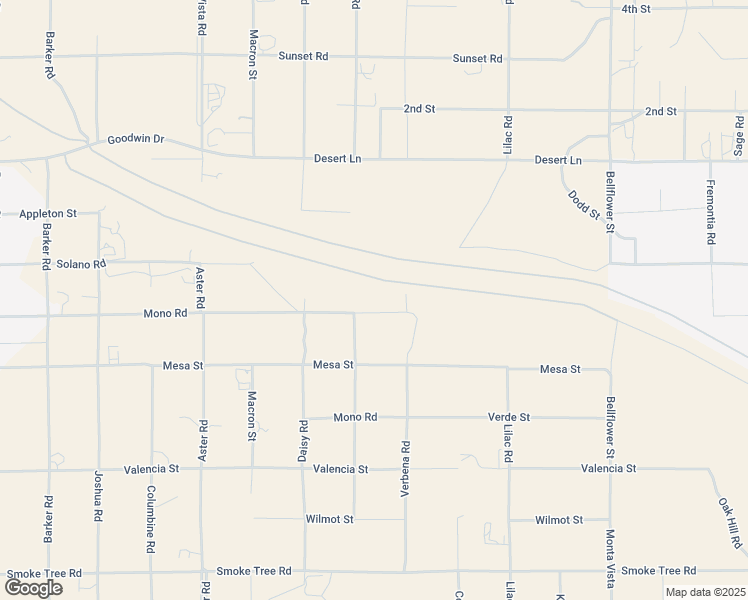 map of restaurants, bars, coffee shops, grocery stores, and more near 10834 Mono Road in Victorville