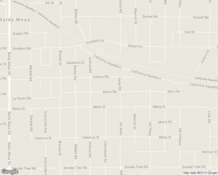 map of restaurants, bars, coffee shops, grocery stores, and more near 10444 Mono Road in Victorville
