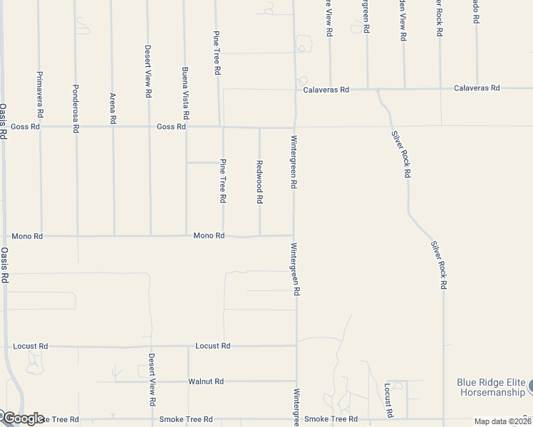 map of restaurants, bars, coffee shops, grocery stores, and more near 11073 Redwood Road in Piñon Hills
