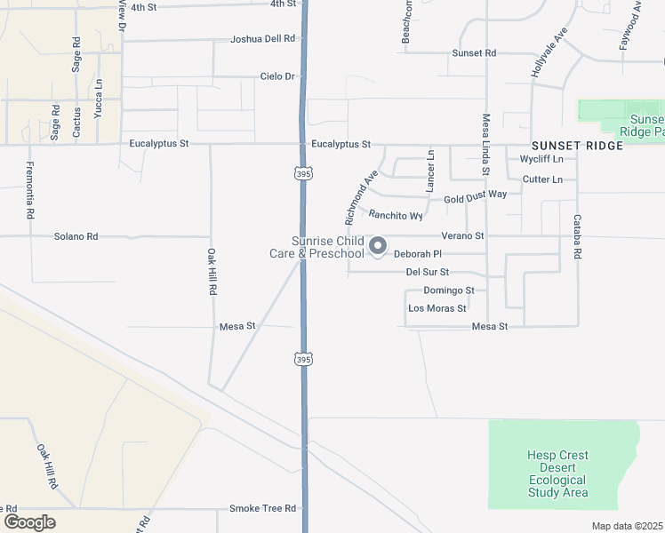 map of restaurants, bars, coffee shops, grocery stores, and more near in Victorville