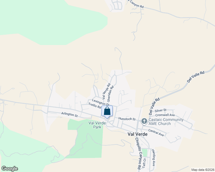 map of restaurants, bars, coffee shops, grocery stores, and more near 30205 Oakwood Avenue in Castaic