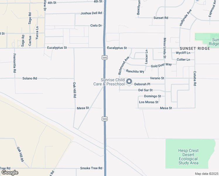 map of restaurants, bars, coffee shops, grocery stores, and more near in Victorville