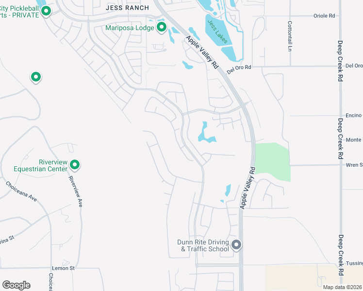 map of restaurants, bars, coffee shops, grocery stores, and more near 10955 Rockaway Glen Road in Apple Valley