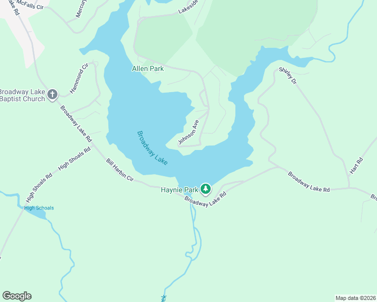 map of restaurants, bars, coffee shops, grocery stores, and more near 428 Johnson Avenue in Anderson