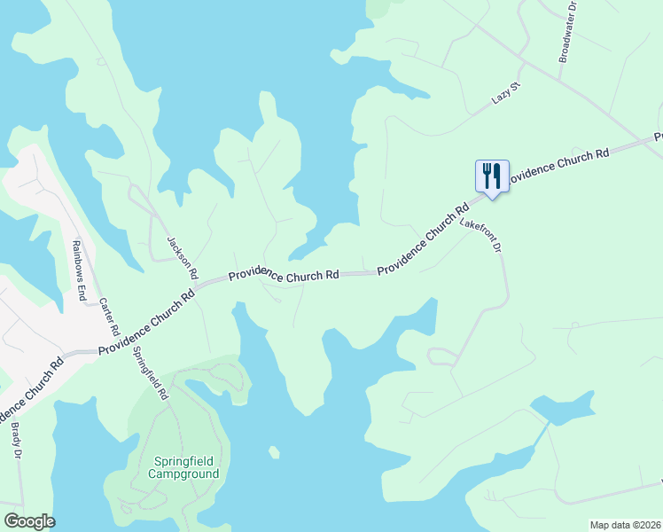 map of restaurants, bars, coffee shops, grocery stores, and more near 103 Providence Villas in Anderson