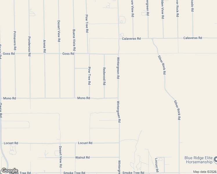 map of restaurants, bars, coffee shops, grocery stores, and more near 11073 Redwood Road in Piñon Hills