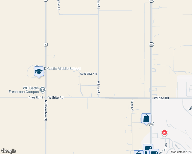 map of restaurants, bars, coffee shops, grocery stores, and more near 121 Lost Silver Tr in Clovis