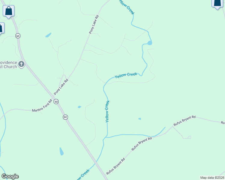 map of restaurants, bars, coffee shops, grocery stores, and more near 398 Gold Ridge Road in Dahlonega