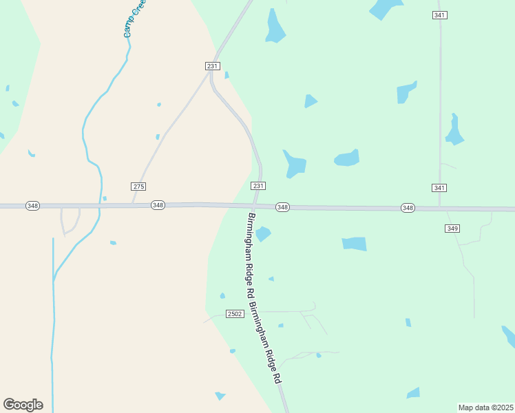 map of restaurants, bars, coffee shops, grocery stores, and more near 1099 County Road 231 in Guntown