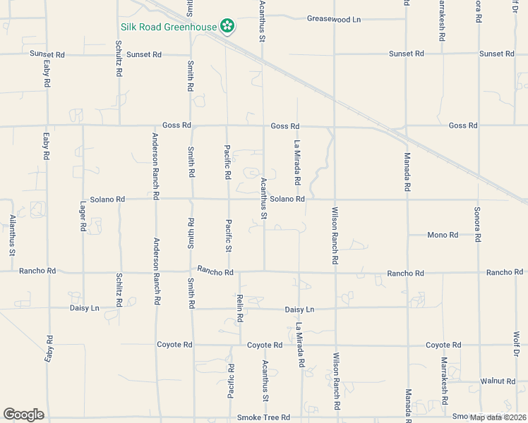 map of restaurants, bars, coffee shops, grocery stores, and more near Acanthus Street in Phelan