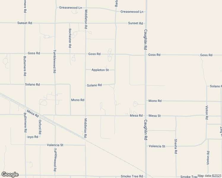 map of restaurants, bars, coffee shops, grocery stores, and more near 7875 Solano Road in Phelan