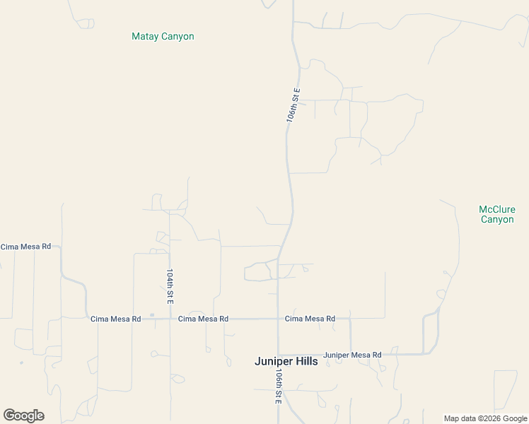 map of restaurants, bars, coffee shops, grocery stores, and more near 30407 106th Street East in Littlerock