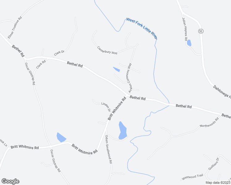 map of restaurants, bars, coffee shops, grocery stores, and more near 5619 Bethel Road in Clermont