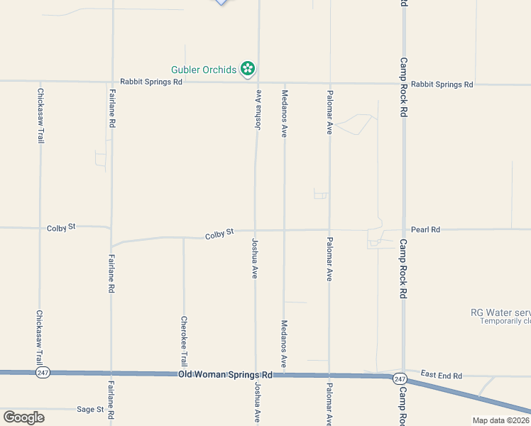 map of restaurants, bars, coffee shops, grocery stores, and more near 11050 Medanos Avenue in Lucerne Valley