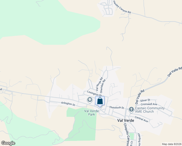 map of restaurants, bars, coffee shops, grocery stores, and more near 29230 Justamere Avenue in Castaic
