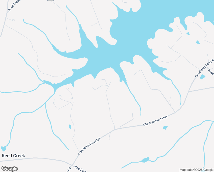 map of restaurants, bars, coffee shops, grocery stores, and more near 377 Flint Road in Hartwell