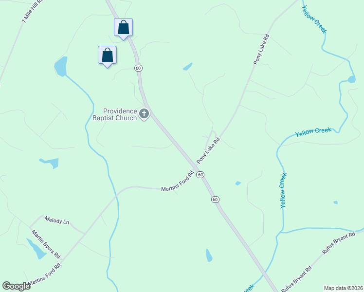 map of restaurants, bars, coffee shops, grocery stores, and more near 7951-7999 South Chestatee in Dahlonega